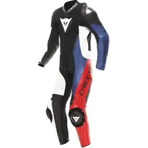 Dainese Demon Sprint Lederkombi 1tlg. - Schwarz/Weiß/Rot/Blau - 46
