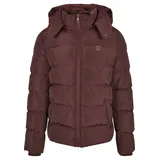 URBAN CLASSICS Hooded Puffer-big Jacke Bordeaux 3XL
