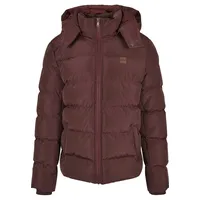 URBAN CLASSICS Hooded Puffer-big Jacke Bordeaux 3XL