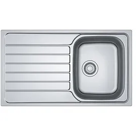 Franke Spark SKL 611-86 rechts Einbauspüle edelstahl 860 x 500 mm Drehknopfventil