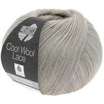 Lana Grossa Häkelwolle Cool Wool Lace Grau 400 m