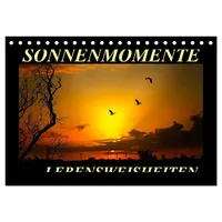 Calvendo Sonnenmomente und Lebensweisheiten (Tischkalender 2026 DIN A5 quer),