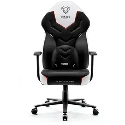 Gaming-Stuhl Diablo Chairs X-GAMER 2.0 Normal Weiß Schwarz