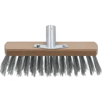 VOREL Straßenbesen 30 cm Silber