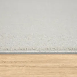 Paco Home & Teppich für Wohnzimmer Einfarbig Kurzflor, Schlicht Und Modern, In Creme, 280x380 cm,