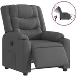 vidaXL Relaxsessel Elektrisch Dunkelgrau Stoff