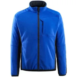 Fleecejacke "HANNOVER" Unique - M - kornblau/schwarzblau