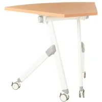 Beliani Schreibtisch Bendi Braun