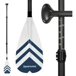 Sportime SUP Carbon Fiberglas Paddel, Dunkelblau EINHEITSGRÖSSE