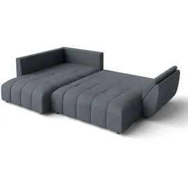 ax living Eckcouch Grau 2-Sitzer