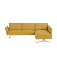 KOINOR Ecksofa Vineto ¦ gelb ¦ Maße (cm): B: 272 H: 83 T: 207