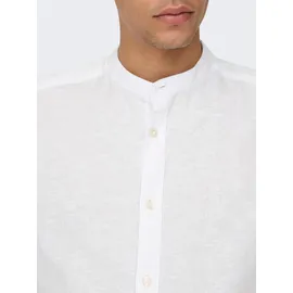 Only & Sons Langarmhemd Weiß XL
