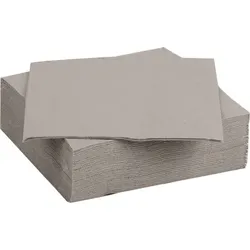 WDMT Quadratische Papierservietten – Taupe