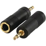 Roline Audio Adapter 3,5mm Klinken-Stecker - 6,35mm Klinken-Buchse 0,04m (11.09.4443)