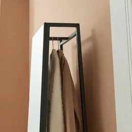 [en.casa] Garderobenspiegel Klilbojle 160 x 40 cm Schwarz