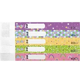Colop Sicherheitsbänder für Kinder lila/hellblau/gelb/grün/rosa