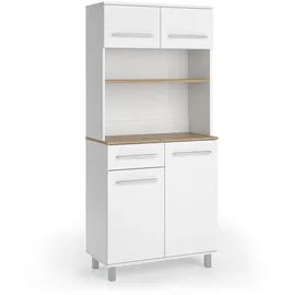 Vicco Küchenbuffet Pure 80,2 x 40,5 cm Weiß/Artisan