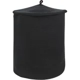 Beliani Aufbewahrungskorb SILOPI Baumwolle Schwarz