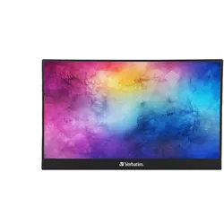 Verbatim Monitor tragbar 14" Full HD 1080p schwarz