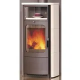 Hark Dauerbrandofen Kaminofen Opera-B Ofenkacheln creme-weiss titan (5 KW)