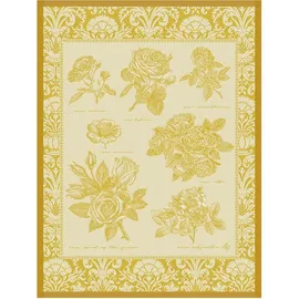 Le Jacquard Francais Geschirrtuch Geschirrtuch Jardins des Roses Golden 60x80 cm, (1-tlg., 1 x Geschirrtuch), jacquard-gewebt gelb