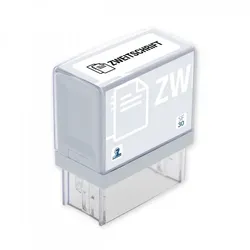 Office SF30 Lagertext Stempel mit Text "Zweitschrift" (ca. 47x13 mm) Textstempel