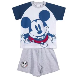 Sommerpyjama Mickey Mouse in Grau – Süße Träume in bezaubernder Nachtwäsche - 98