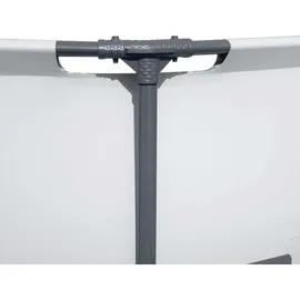 BESTWAY Steel Pro Max Frame Pool Set 366 x 76 cm lichtgrau inkl. Filterpumpe