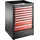 FACOM JLS3 Unterschrank 8 Schubladen rot