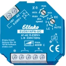 1St. Eltako EUD61NPN-UC Universal-Dimmschalter UC. Power MOSFET bis 400W, ESL bi...