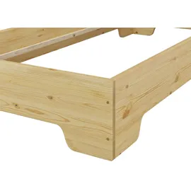 Erst-Holz Robustes Bettgestell 80 x 190 cm braun