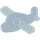 Hama 8216 Stiftplatte Flugzeug Bügelperlen transparent