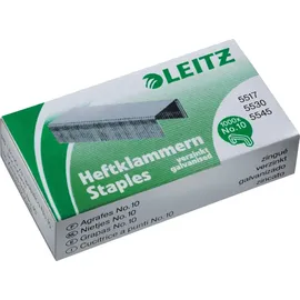 Leitz Heftklammern Nr. 10 1000 St. Silber