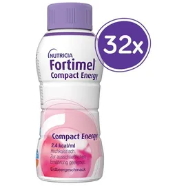 danone deutschland gmbh Fortimel Compact Energy Erdbeere Trinknahrung 8 x 300 ml