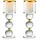 luxuskollektion Stabkerzenhalter Kristall Glas Gold