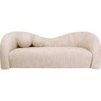 Kare DESIGN Sofa Livia 88036 Stoff Beige Creme 2-Sitzer