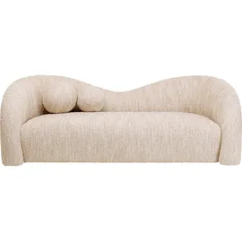 Kare DESIGN Sofa Livia 88036 Stoff Beige Creme 2-Sitzer