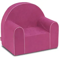 Midi Kindersessel Kinder Babysessel Baby Sessel Sofa Kinderstuhl Stuhl Schaumstoff Umweltfreundlich (Pink)