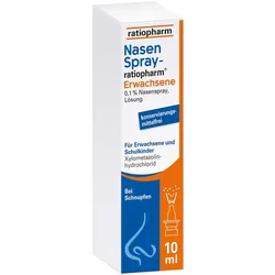 Nasenspray-ratiopharm Erwachsene - bei Schnupfen 10 ml