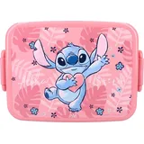 Vadobag 795-4717, Brotdose, Erwachsene/Kinder, Pink, Abbildung, Rechteckig, Stitch - Rosa