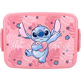 Vadobag 795-4717, Brotdose, Erwachsene/Kinder, Pink, Abbildung, Rechteckig, Stitch - Rosa