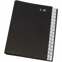 Q-Connect Pultordner 1-31 DIN A4 schwarz