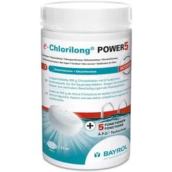 Bayrol Chlorilong Power5 Chlortablette, Wasserpflege, 200g, 1 kg