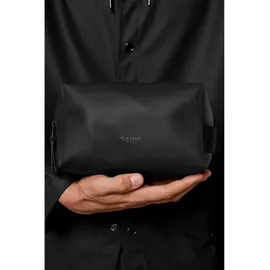 Rains Wash Bag Kleine Kulturbeutel, Erwachsene, Unisex, 01 Schwarz (Schwarz), Einheitsgröße