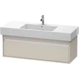 Duravit Waschtischunterschrank 1 Auszug 120 x 41 x 45,5 cm Taupe Matt