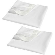 SCHLAFWOHL SILVER Wasserdichter Matratzenschoner • Matratzenschutz • Topper 90 x 200 cm • Ökotex Zertifiziert • 2er Packs