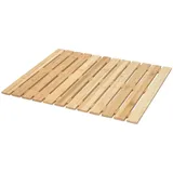 MCW Badematte MCW-E73, Duschmatte Badvorleger Badteppich, Bambus rutschfest, 60x50cm