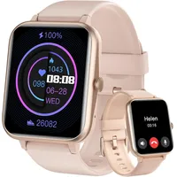 Smartwatch Damen Frauen mit Telefonfunktion Armbanduhr Sportuhr Fitnessuhr