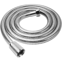 YEAUPE Duschschlauch 1,5m (59 Zoll),YEAUPE Edelstahl Brauseschlauch 150cm Standard G1/2" alle Kupferanschlüsse, Flexibel & Knickfest, Trinkwassergeprüft & Druckgeprüft,Premium-Ersatz-Edelstahlschlauch,Chrom