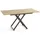 WFL GROUP Axen Braun Eiche 120-160 x 80 x 38-75 cm